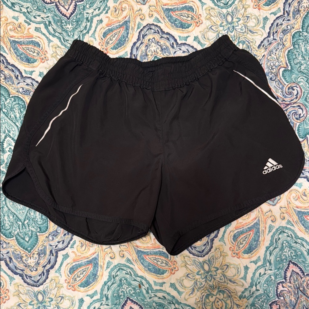 Adidas Black Athletic Shorts XS Moisture-Wicking Elastic Waistband